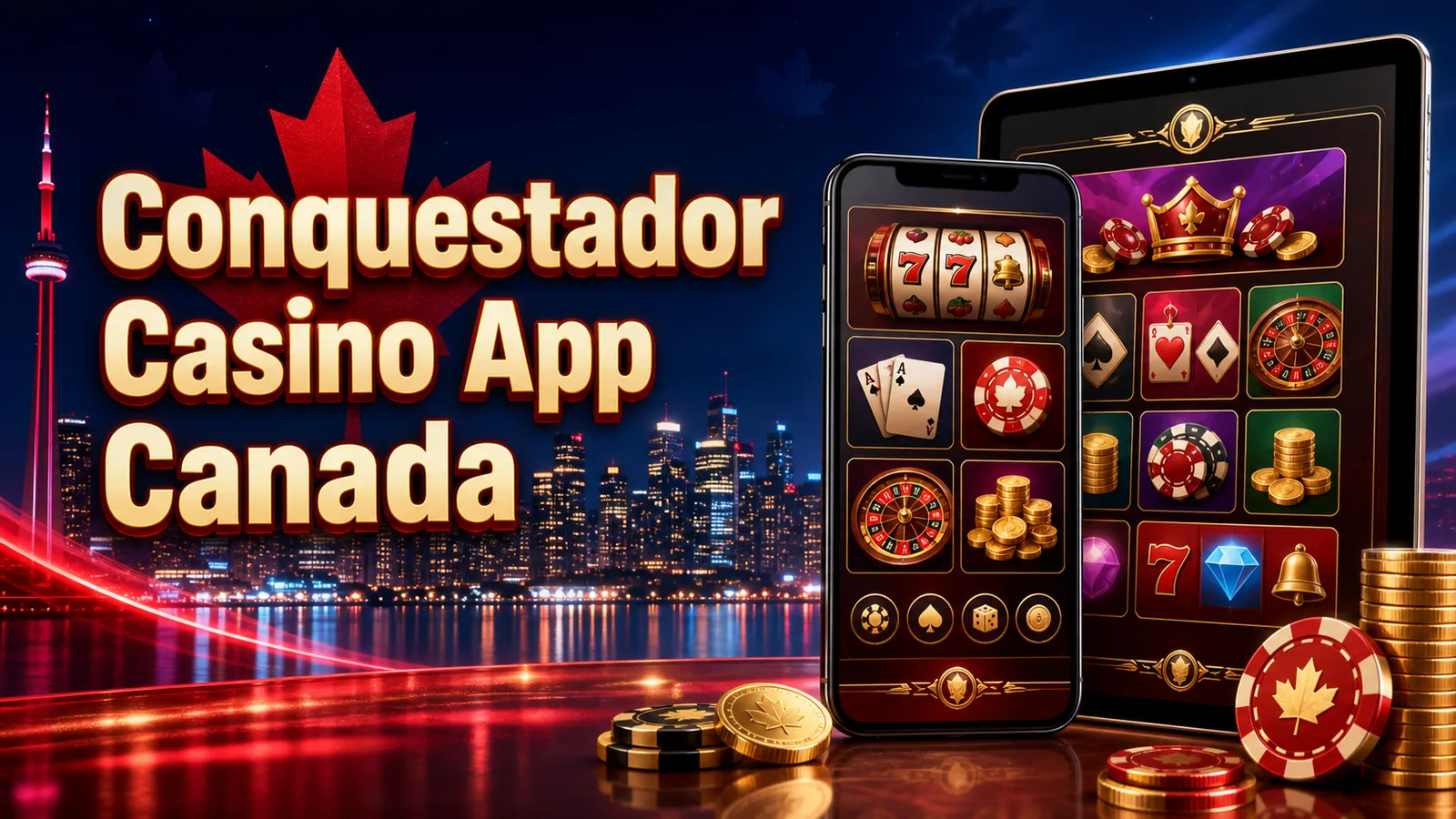 Phone casino interface with app-source caution